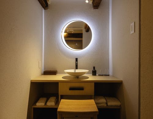 参ノ庵のパウダールーム