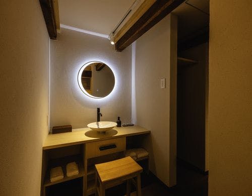 参ノ庵のパウダールーム