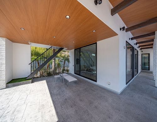 Biancoの1階テラス