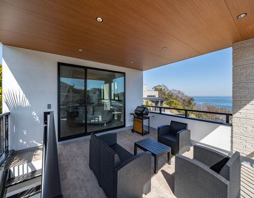 Biancoの2階テラス