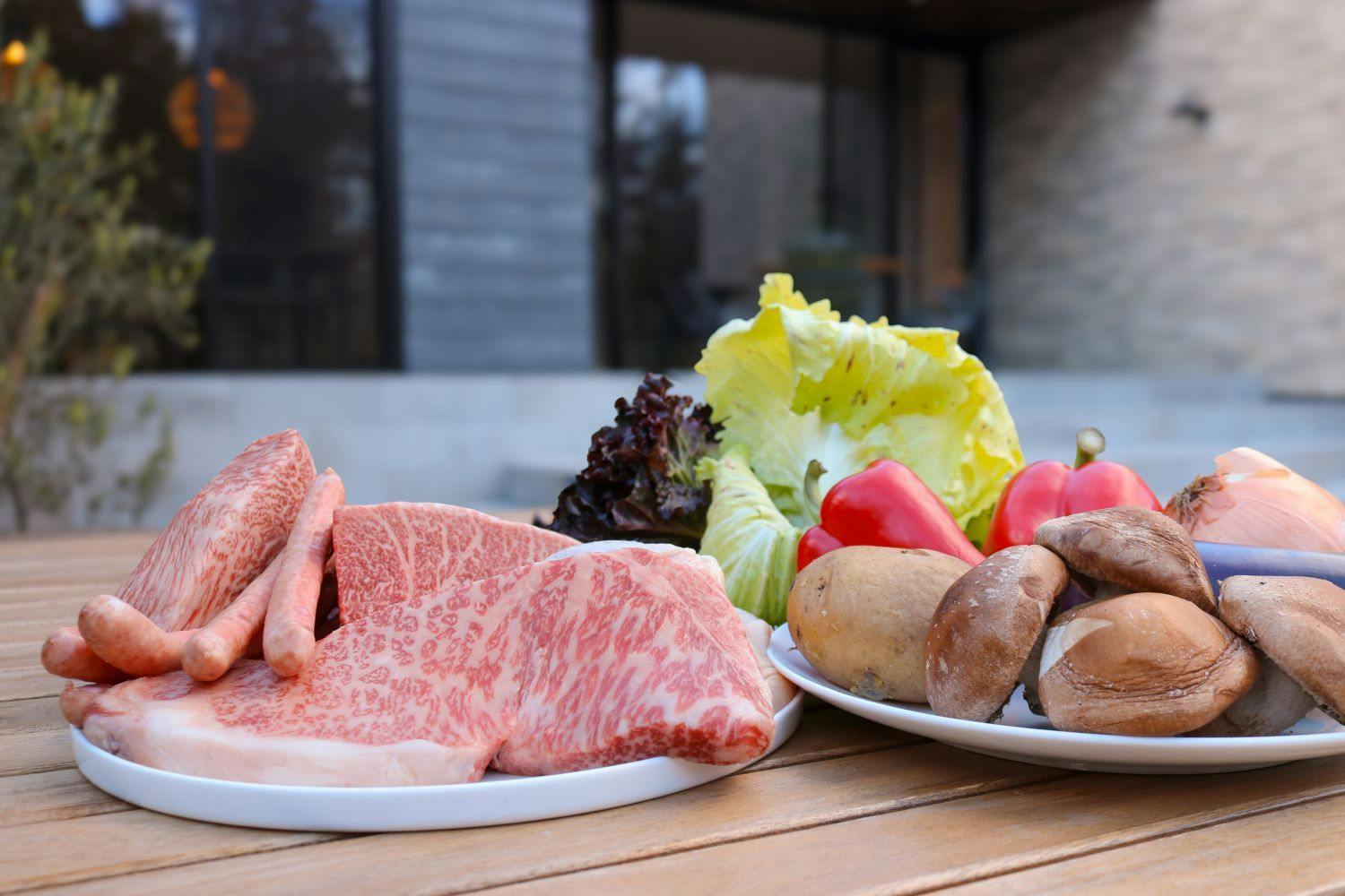 BBQの食材です。