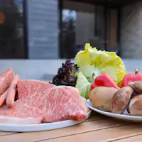 BBQの食材です。