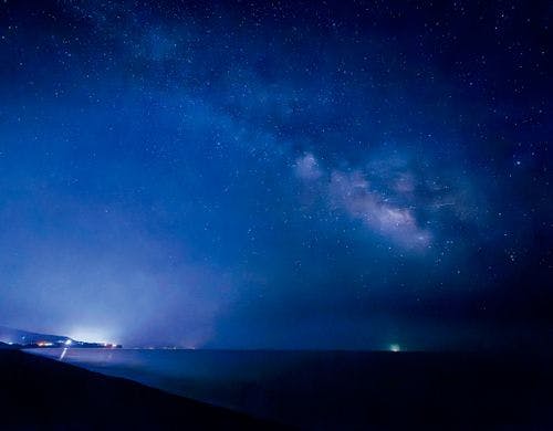 芸西村琴ヶ浜からの星空