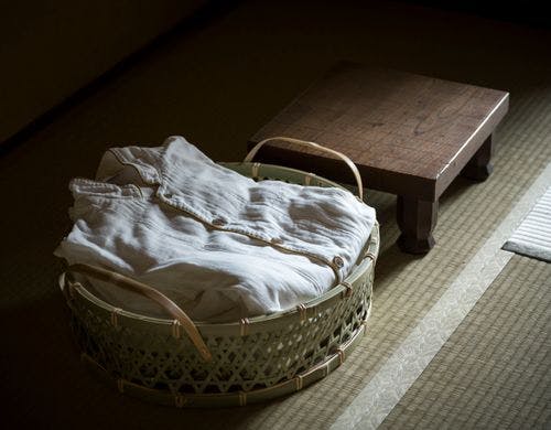 京和晒綿紗の寝間着