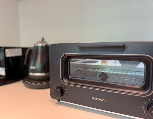 YURA2キッチン　トースター・ケトル等完備