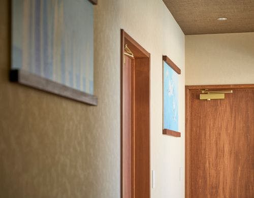 ヴィラ内にある4つの寝室