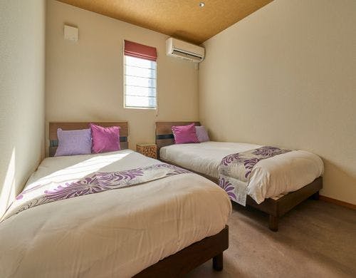 寝室2にも、シングルベッドが2台