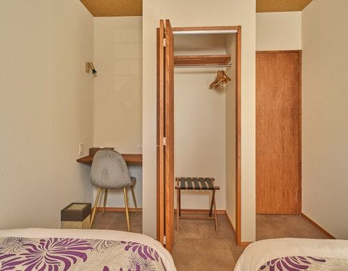 クローゼットは各部屋にあり