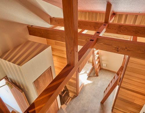 ロフトから見た寝室4