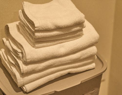 タオル類は十分な数をご用意