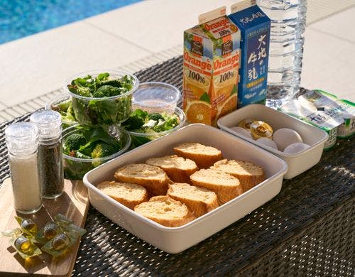 朝食（BBQプラン）