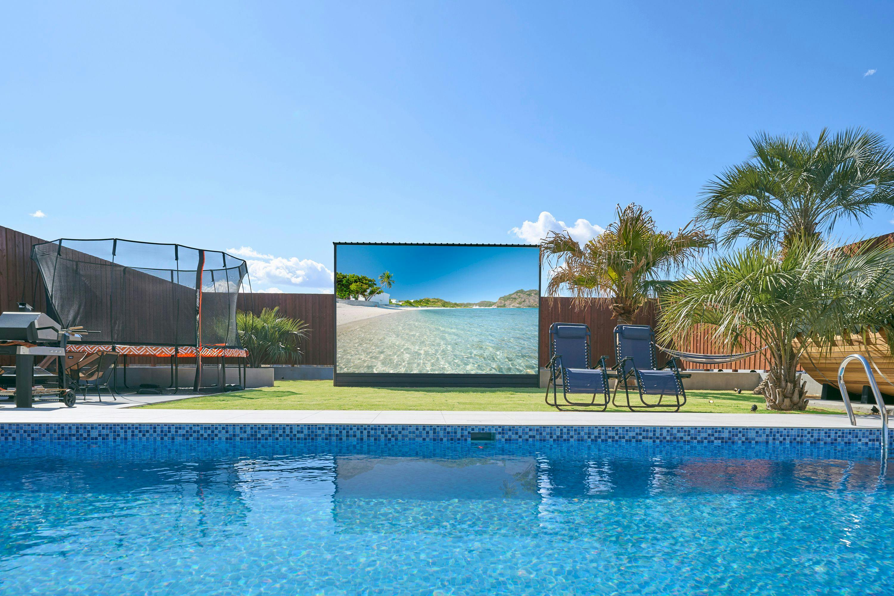 ２００インチのLEDモニター