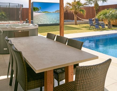 専用のBBQテラス