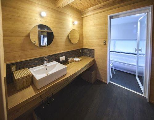 多喜屋 パウダールームとお風呂