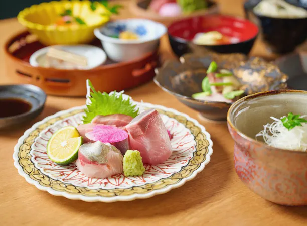 NIPPONIA仁尾のスタンダード夕食会席です