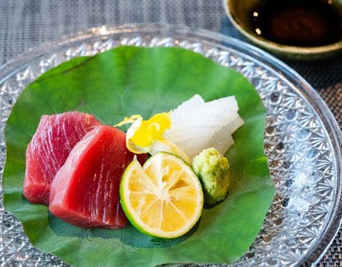 瀬戸の地魚懐石「向付」