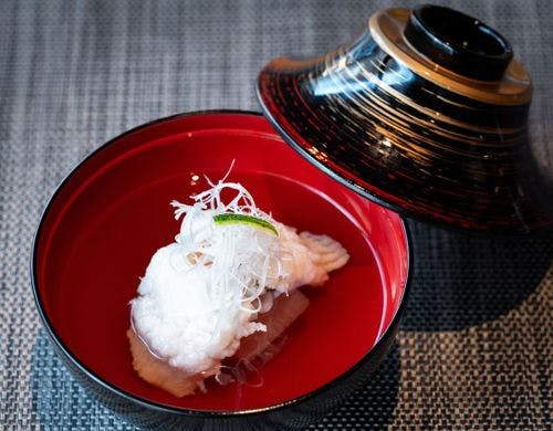 瀬戸の地魚懐石「椀物」