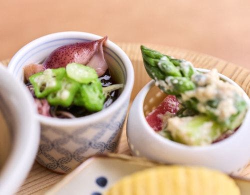 朝食御膳「小鉢色々」