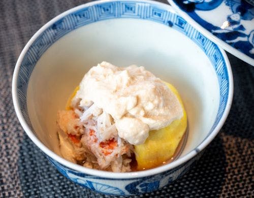 オリーブ牛付き瀬戸の特選地魚懐石「先付」