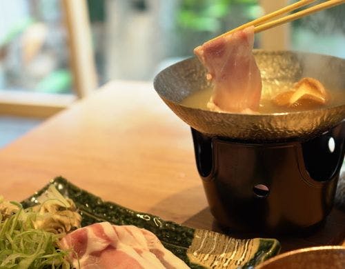 【秋冬限定】オリーブ豚のしゃぶしゃぶ