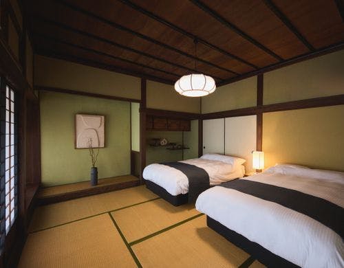 NIPPONIA 仁尾 水鏡の町 寝室（千代屋101）