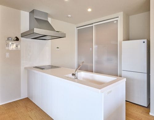 会話も弾む使いやすい対面キッチン