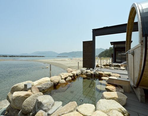 波・沙・沁限定の露天岩風呂