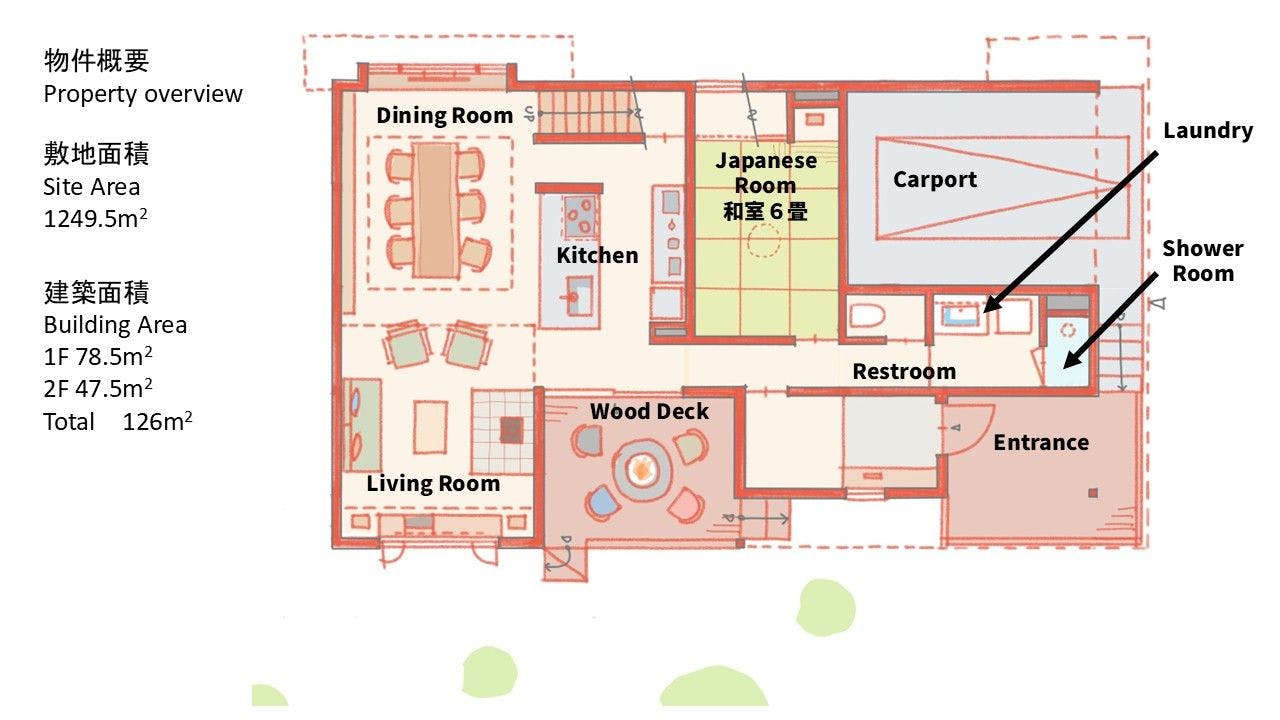 １F間取り図