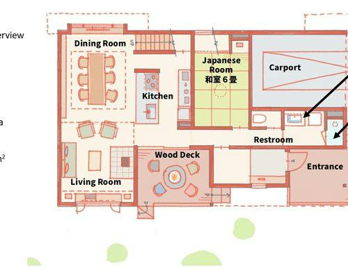 １F間取り図