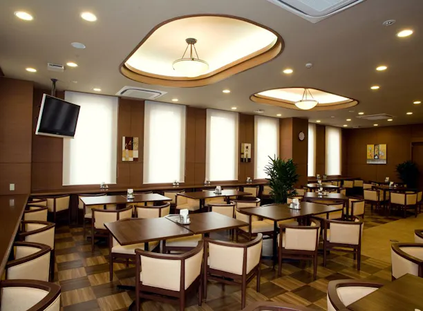 朝食会場