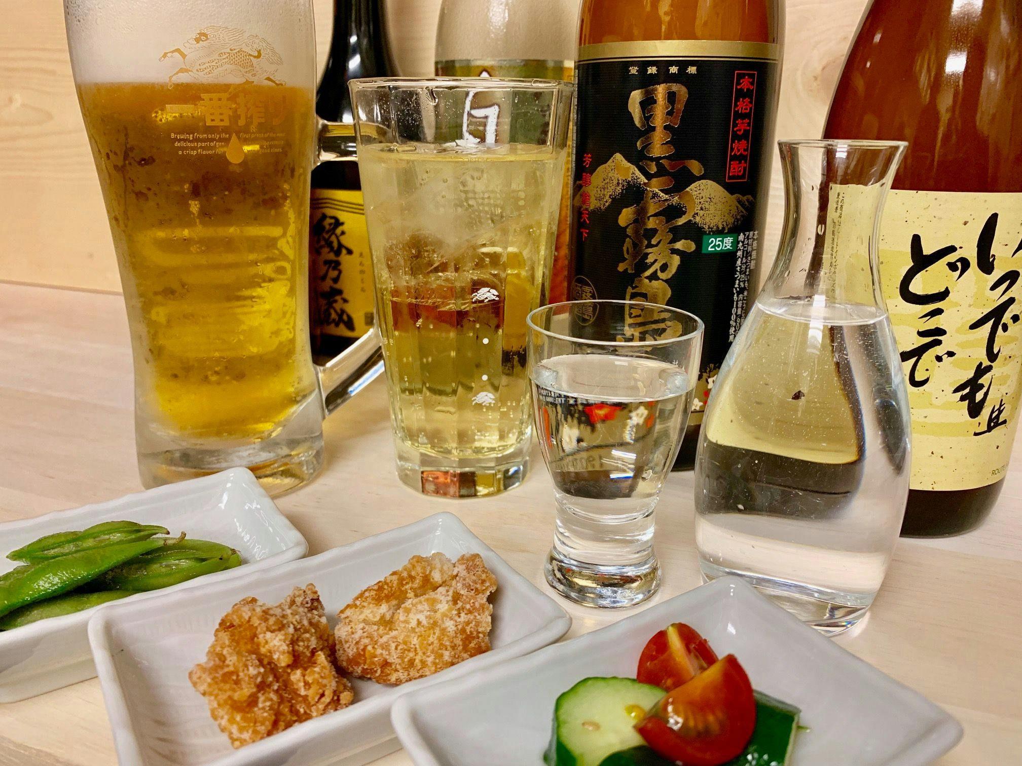 時間制限飲み放題プラン