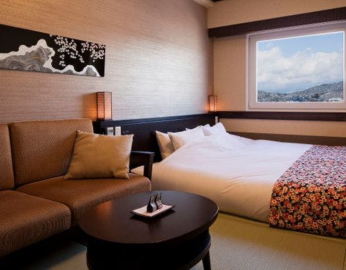 【客室】畳敷き「和」セミダブル（一例）