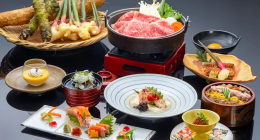 【夕・朝食付き】夕食は島根の旬を味わう秋限定御膳「島根のごちそう 秋の美味御膳」