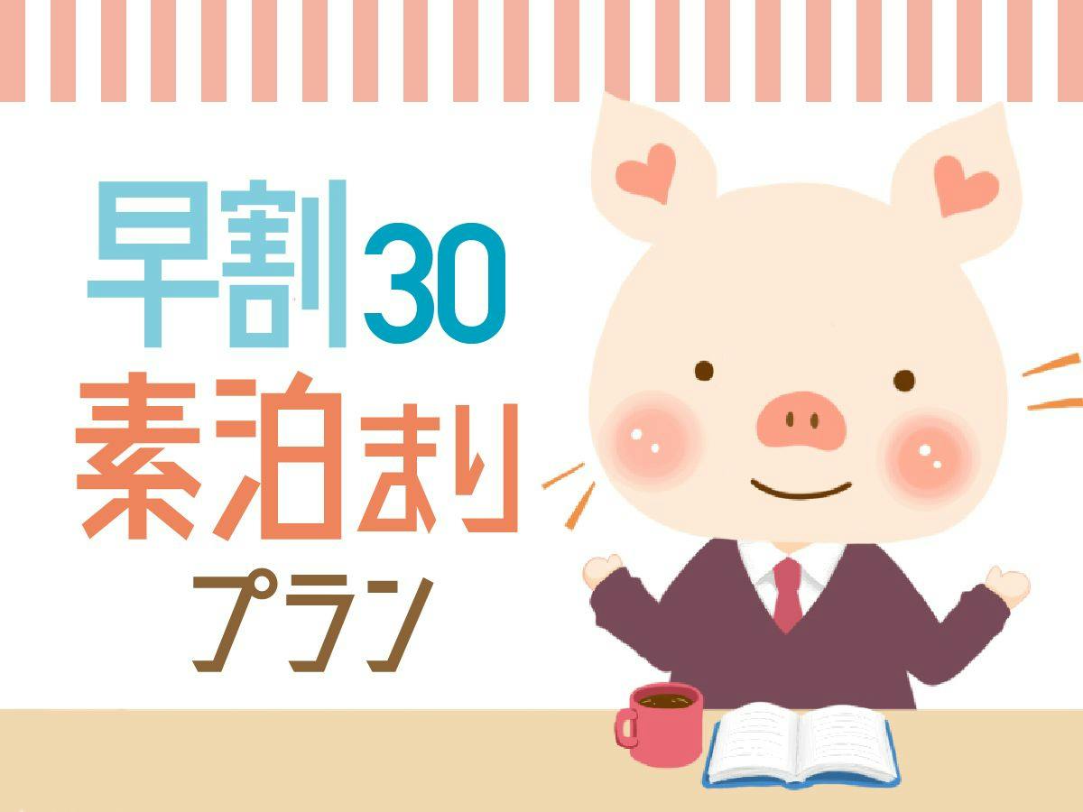 【早期割30】30日前までの予約で20％オフ！シンプルステイ 12時チェックアウト＜素泊り＞
