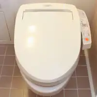 Kamar mandi unit: Toilet dengan shower air hangat