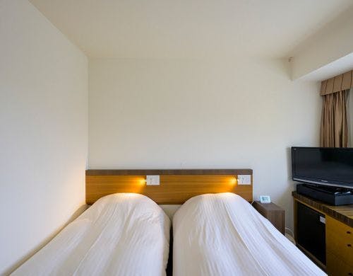 【コンパクトツイン】ベッド2台隣接。