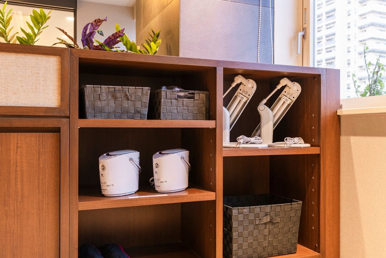 貸出備品も豊富にご用意！