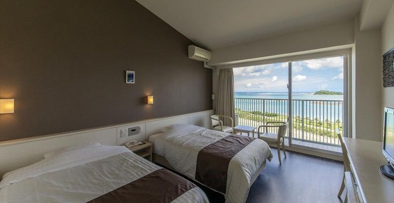 オーシャンビューツイン禁煙ルーム 直前割 7日以内のご宿泊にはこちらがお得 朝食付 プラン ホテルグランビューガーデン沖縄 一休 Comビジネス