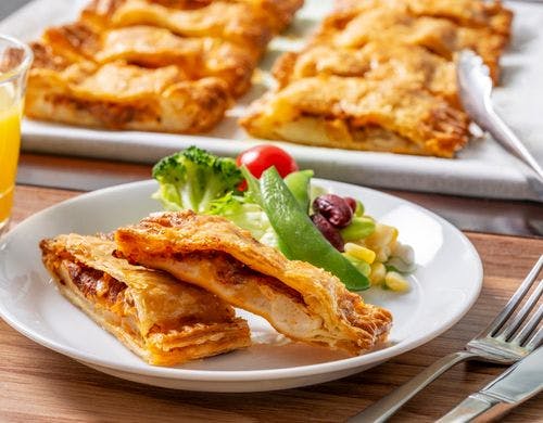 朝食(ミートパイ)