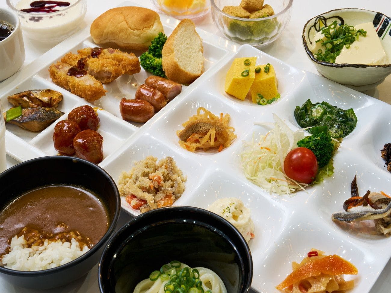 ตัวอย่างการจัดเสิร์ฟอาหารเช้า