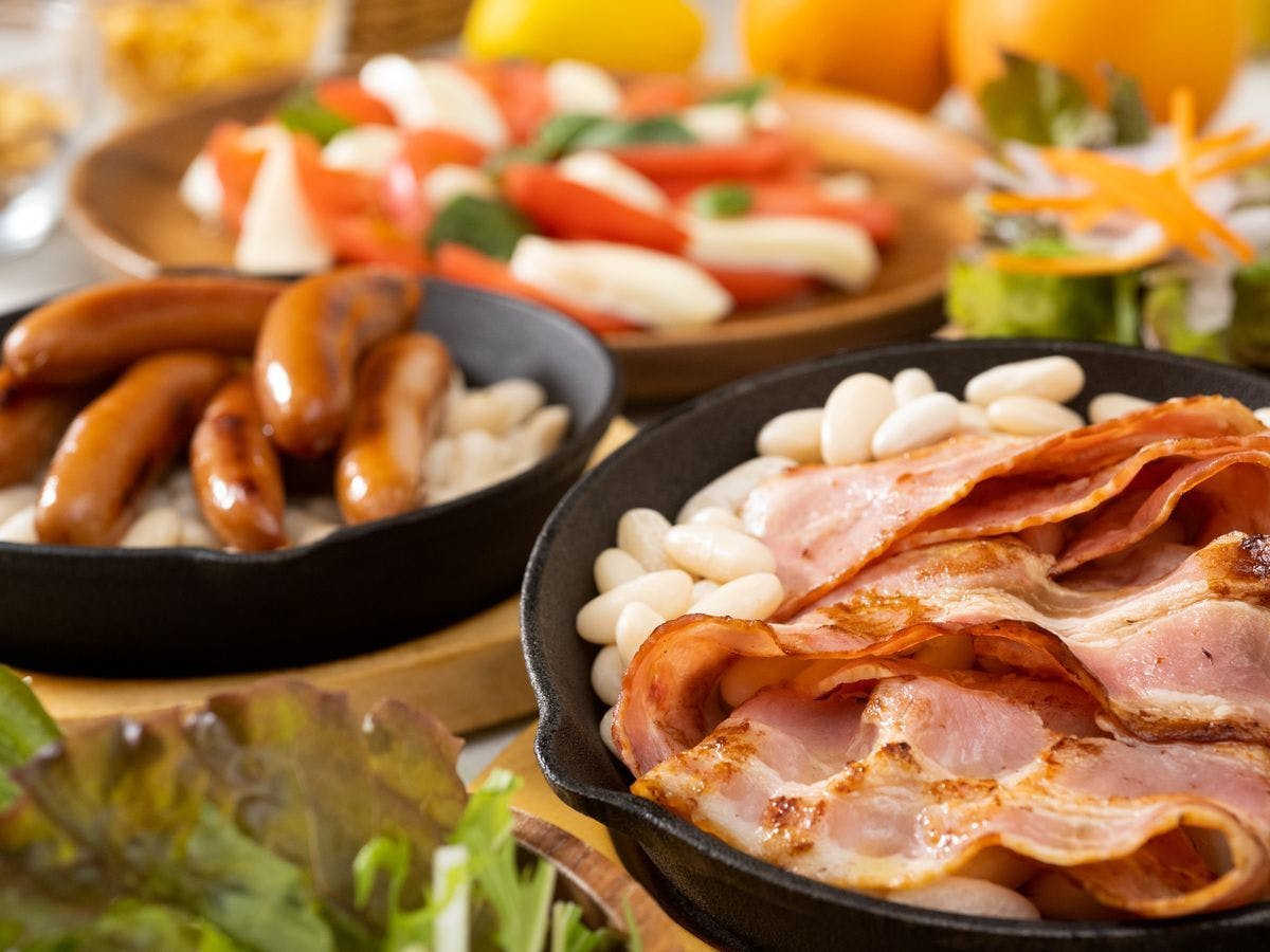 朝食ビュッフェ