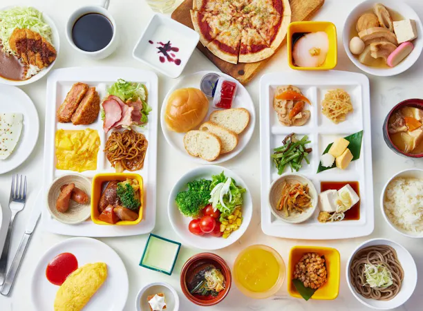 朝食ビュッフェ