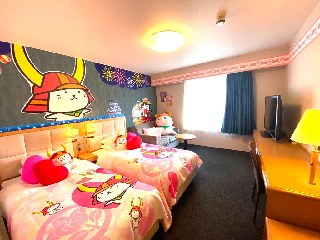 ホテルサンルート彦根 お子様歓迎 ひこにゃんルームへようこそ オリジナルグッズ特典付き 朝食付 ひこにゃんルーム ツインa 禁煙 宿泊予約は 一休 Com