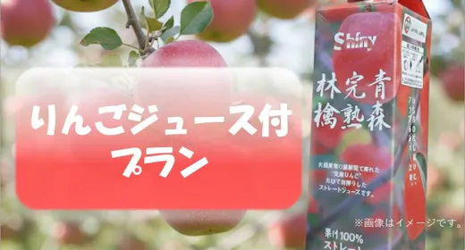 【お土産に是非】りんごジュース付プラン<素泊まり>