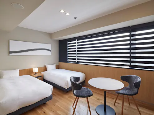 ◆ห้องเตียงคู่◆24ตร.ม.【110ซม.×2】