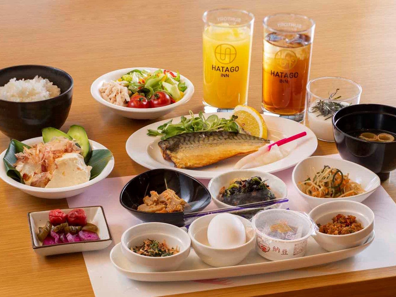 [อาหารเช้า] บุฟเฟ่ต์ญี่ปุ่นและตะวันตก *ภาพตัวอย่าง