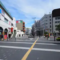 1.お城口を降り、左へ進みます。