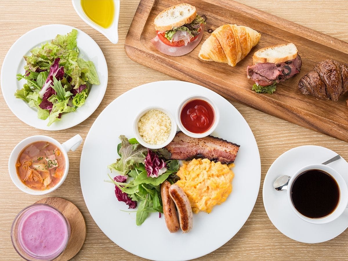 □朝食□お好みのメニューをお好きだけ♪