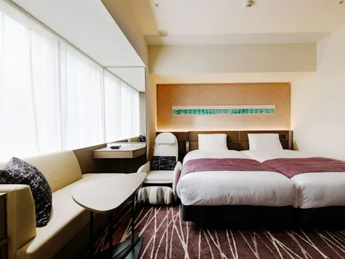 ตัวอย่างห้องพักแบบเตียงคู่