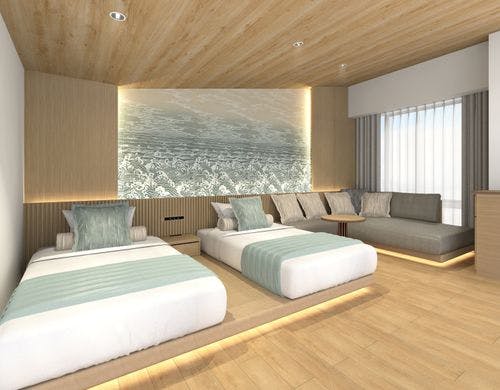 トレイン＆オーシャンビュールーム＜宙船＞